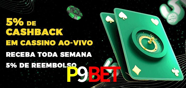 Promoções do cassino ao Vivo P9Bet